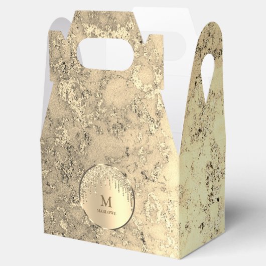 Luxus Gold Geschenkschachtel (Geöffnet)