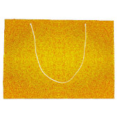 Luxus Gold Geschenktasche Große Geschenktüte (Rückseite)