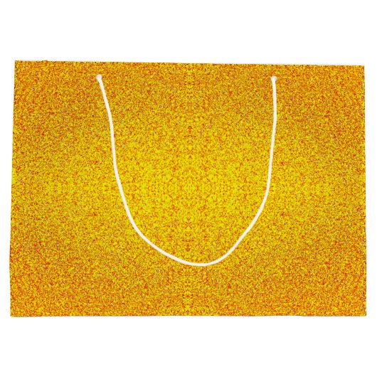 Luxus Gold Geschenktasche Große Geschenktüte (Rückseite)