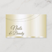 Luxus Gold Glamour Beruflich und einfach Visitenkarte (Vorderseite)