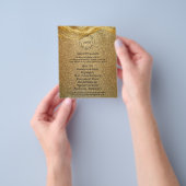 Luxus-Gold-Glitter Flyer (Gruppe)
