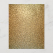 Luxus-Gold-Glitter Flyer (Hinten)