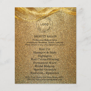 Luxus-Gold-Glitter Flyer