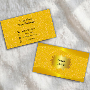 Luxus-Gold-Glitter-Geschäftskarte Visitenkarte