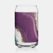 Luxus-Gold-Glitter-Marmor-Muster Dosenglas (Links)