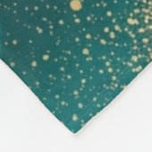 Luxus-Gold-Glitter-Marmor-Muster Fleecedecke (Ecke)