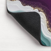 Luxus-Gold-Glitter-Marmor-Muster Mousepad (Ecke)