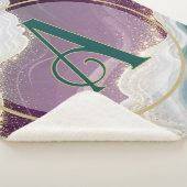 Luxus-Gold-Glitter-Marmor-Muster Sherpadecke (3/4)