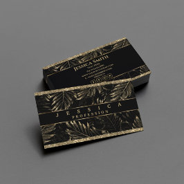 Luxus Gold Glitzer beruflich Business Card Visitenkarte