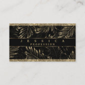 Luxus Gold Glitzer beruflich Business Card Visitenkarte (Vorderseite)
