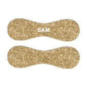 Luxus Gold Glitzer Bold Sport Monogram Baseball (Paneele)
