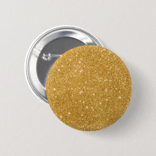 Luxus Gold Glitzer Button (Vorne & Hinten)