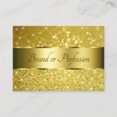 Luxus Gold Glitzer Golden Ticino Parco Tassino Visitenkarte (Vorderseite)
