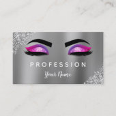 Luxus Gold Glitzer Sparkle Makeup Artist Visitenkarte (Vorderseite)