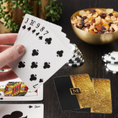 Luxus Gold Glitzer Spielkarten (In Situ)