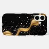 Luxus Gold Glitzer Staub Abstrakte Kunst Case-Mate iPhone Hülle (Rückseite (Horizontal))
