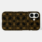 Luxus-Gold-Guilloché-Nahtloses Muster Case-Mate iPhone Hülle (Rückseite (Horizontal))