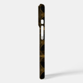Luxus-Gold-Guilloché-Nahtloses Muster Case-Mate iPhone Hülle (Rückseite / Links)