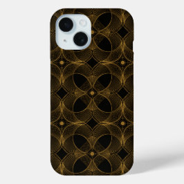 Luxus-Gold-Guilloché-Nahtloses Muster Case-Mate iPhone Hülle