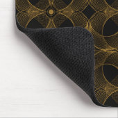 Luxus-Gold-Guilloché-Nahtloses Muster Mousepad (Ecke)