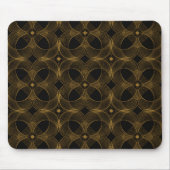 Luxus-Gold-Guilloché-Nahtloses Muster Mousepad (Vorne)