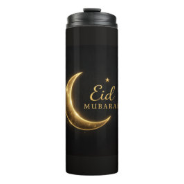 Luxus-Gold-Halbmond-Eid-Mubarak-Flasche Moderne Is Thermosbecher
