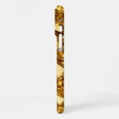 Luxus Gold Kristall iPhone 16 Pro Max Art Case Hülle (Linke Seite)
