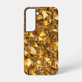 Luxus-Gold-Kristall-Samsung-Galaxy-S22-Art-Case Samsung Galaxy Hülle