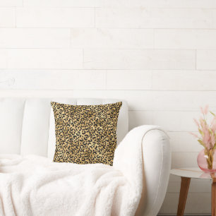 Luxus-Gold-Leoparden-Druck - Cozy Glam-Tiermuster Kissen