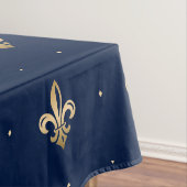 Luxus Gold Lilie Navy Tischdecke (Beispiel)