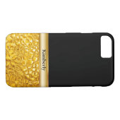 Luxus Gold Look Case-Mate iPhone Hülle (Rückseite (Horizontal))