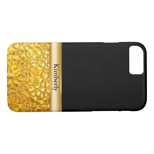 Luxus Gold Look Case-Mate iPhone Hülle (Rückseite (Horizontal))