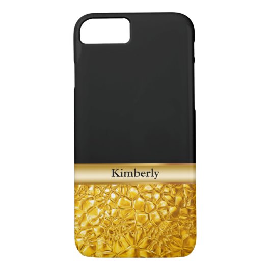 Luxus Gold Look Case-Mate iPhone Hülle (Rückseite)