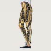 Luxus Gold Look Leggings (Links)