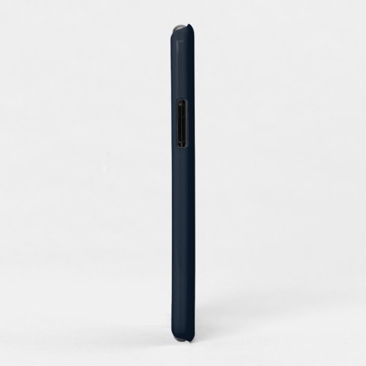 Luxus-Gold-Monogramm-Initial-Midnight-Navy-iPhone  Case-Mate iPhone Hülle (Hinten/Rechts)