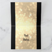 Luxus Gold Personalisiert 105. Geburtstag Karte (Innenseite)