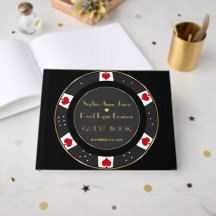 Luxus Gold Poker Chip Casino Hochzeit