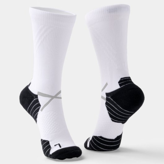 Luxus Gold & Schwarz Studio Logo - Modern Minimali Socken (Gewinkelt)