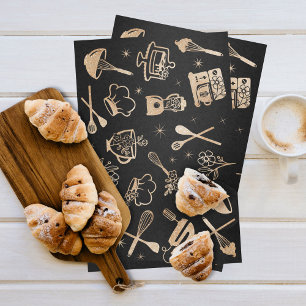 Luxus Gold Sparkle Backen Backen Utensil Bäckerei Seidenpapier