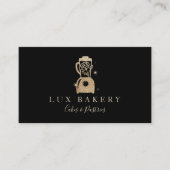 Luxus Gold Sparkle Bakers Floral Blender Visitenkarte (Vorderseite)