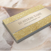 Luxus Gold Streifen Sparkle Glitzer Hintergrund Visitenkarte