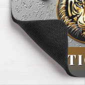 Luxus-Gold-Tiger-Emblem-Design 🐯 Mousepad (Ecke)