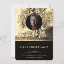 Luxus Gold Trees Landscape Foto Beileid