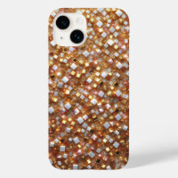 Luxus Gold- und Diamant-Mosaik geometrisch schimme