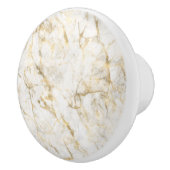 Luxus Gold und weißer Marmor Keramikknauf (Rechts)