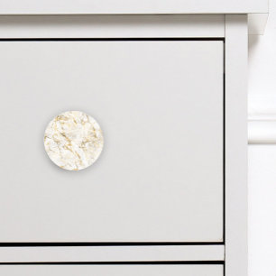 Luxus Gold und weißer Marmor Keramikknauf