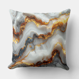 Luxus Goldader‑Marmor‑Kissen Kissen