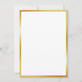 Luxus-Goldeffekt Einladung (Vorderseite)