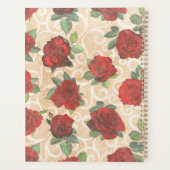 Luxus Golden Blume Elegante Elegante Eleganz Klass Planer (Rückseite)