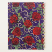 Luxus Golden Blume Elegante Elegante Eleganz Klass Planer (Rückseite)